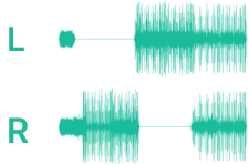 Stereo Test File Waveform Preview
